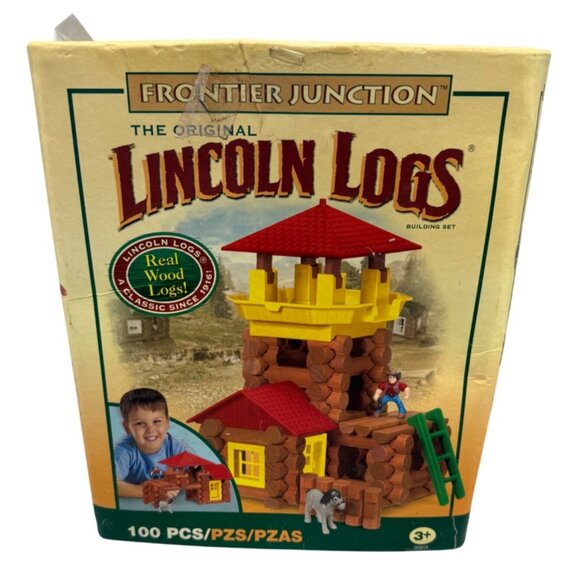 Lincoln Logs Frontier Junction Building Set Missing Pieces READ - Picture 1 of 6
